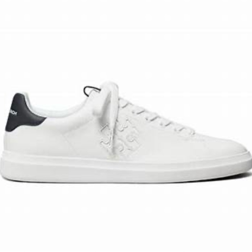 Tory Burch Classic White Leather Sneakers